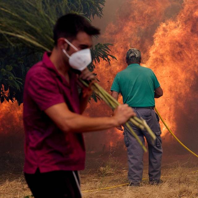Waldbrände in Spanien