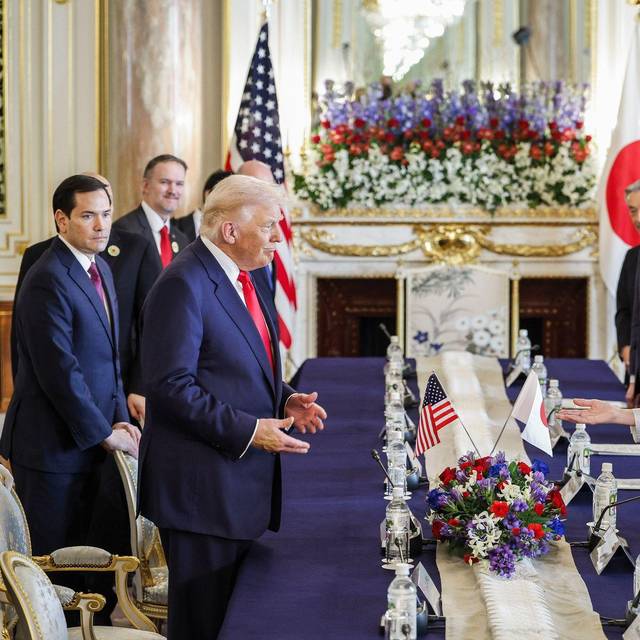 US-Präsident Trump in Japan