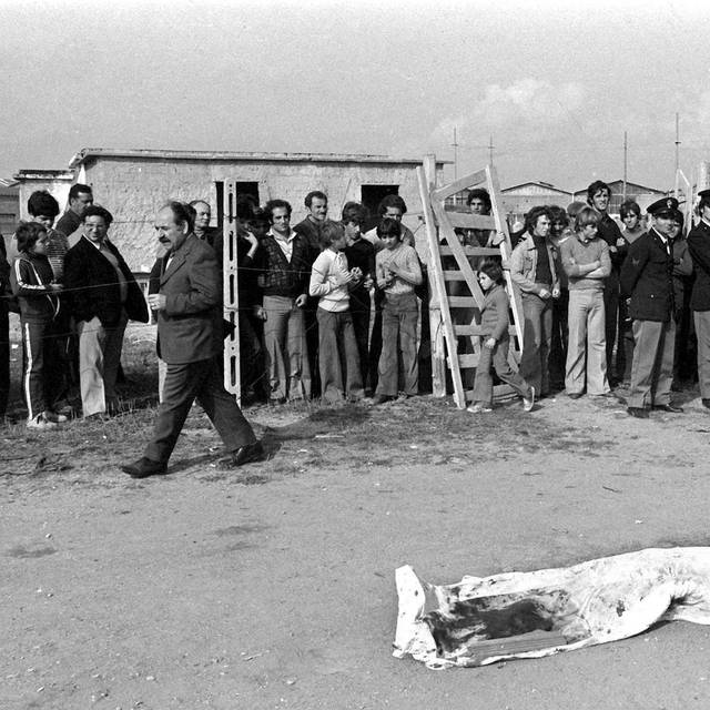 Der Leichnam von Pier Paolo Pasolini