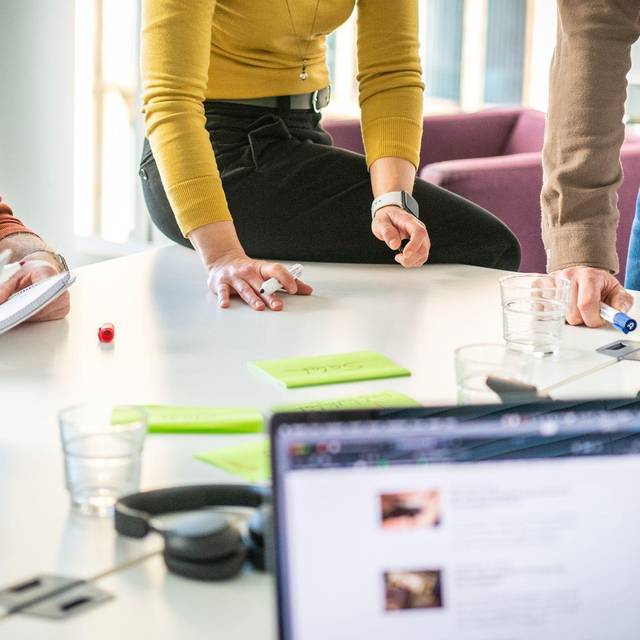 Kollegen in einem Meeting