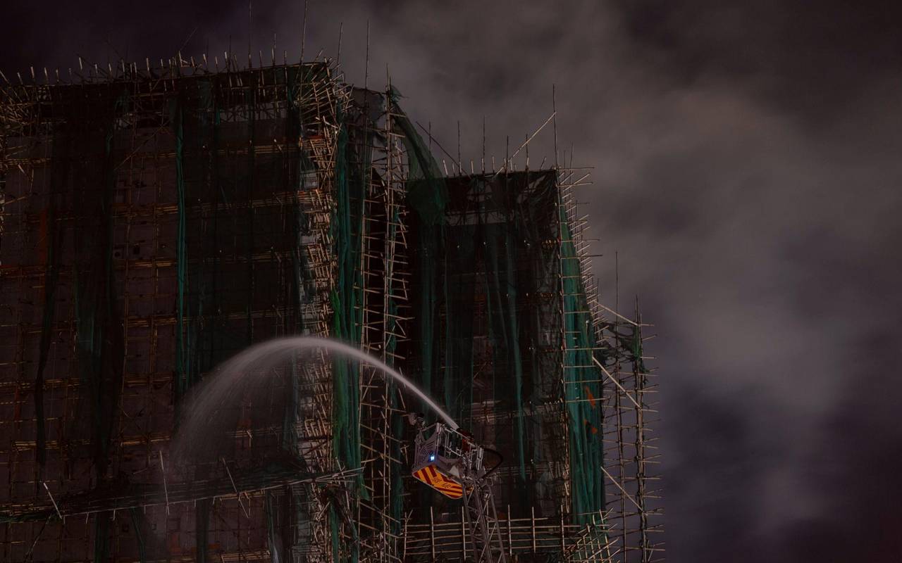 Nach Brand in Hongkong