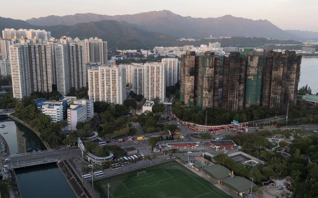 Nach Brand in Hongkong