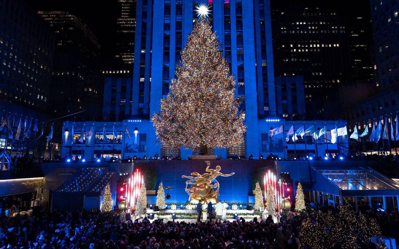 Weihnachtsbäume - Rockefeller Center