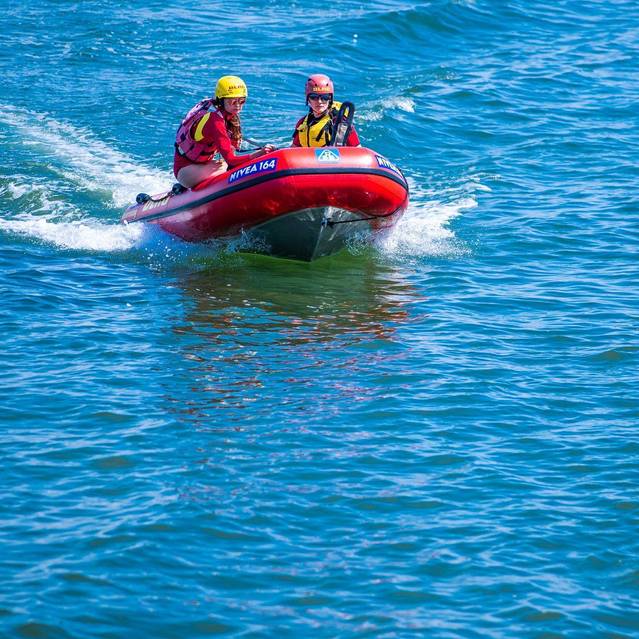 Rettungsschwimmer der DLRG an der Ostseeküste