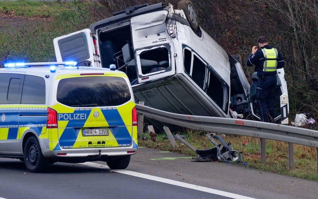 Schwerer Unfall auf der A44