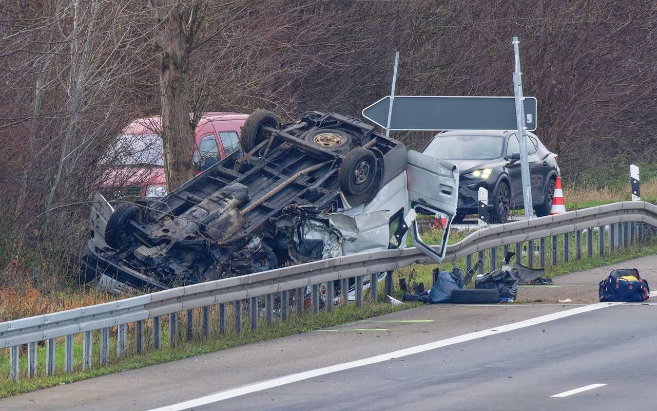 Schwerer Unfall auf der A44