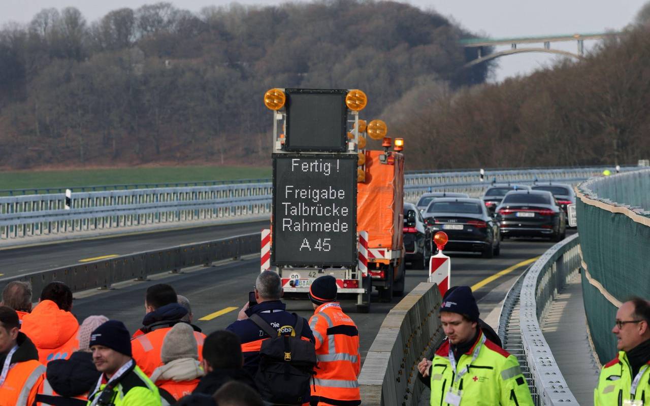 Eröffnung der Rahmedetalbrücke