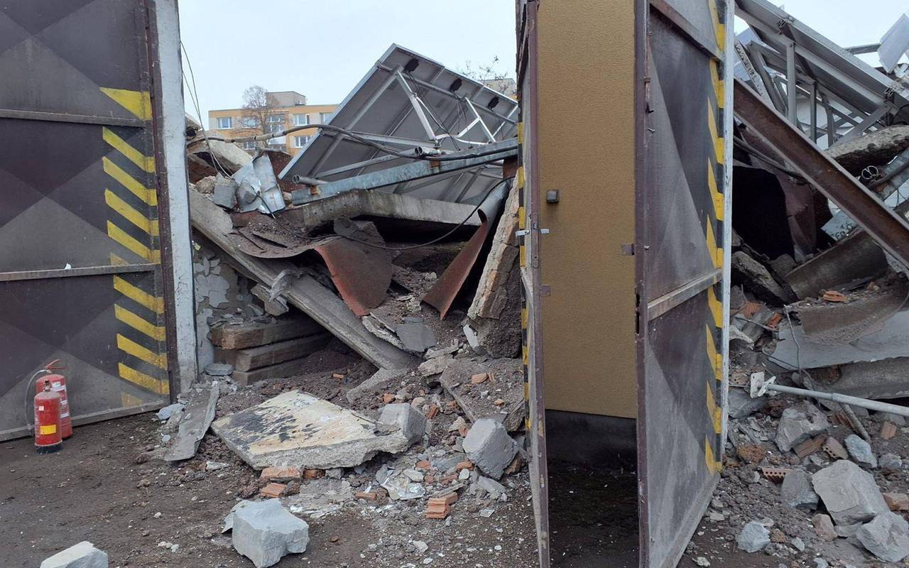 Einsturz eines Daches auf Firmengelände im Osten der Slowakei