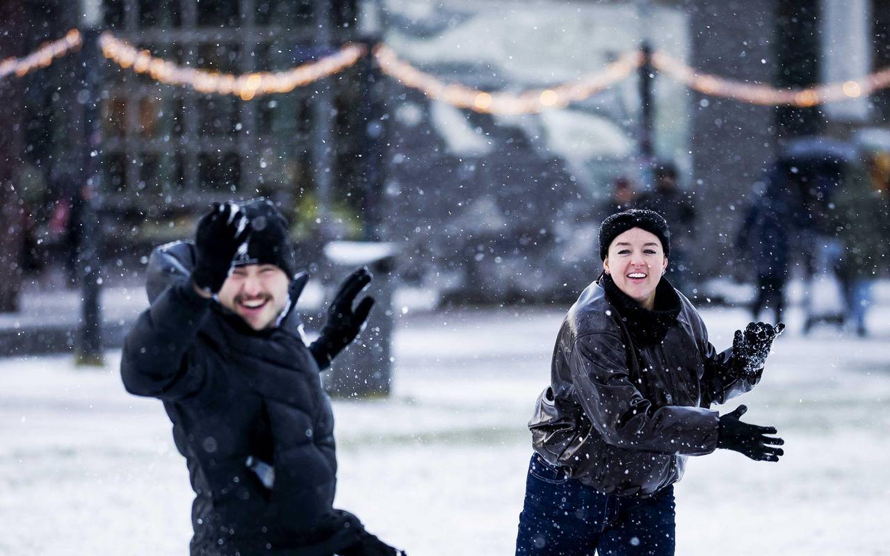 Winterwetter in den Niederlanden