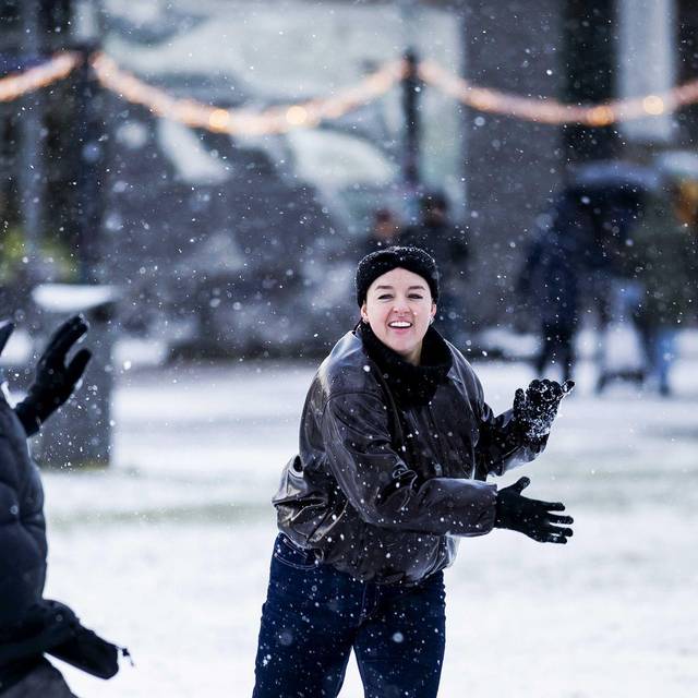 Winterwetter in den Niederlanden