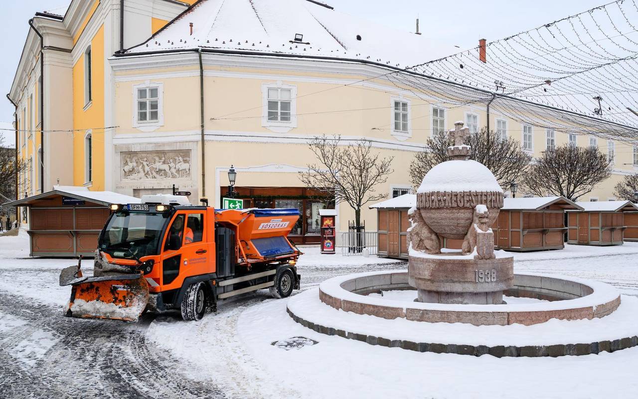 Winterwetter in Ungarn