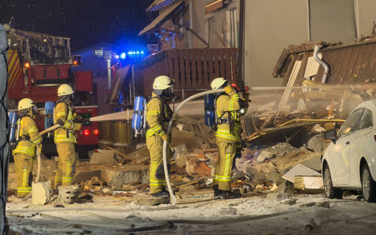 Explosion in Wohnhaus
