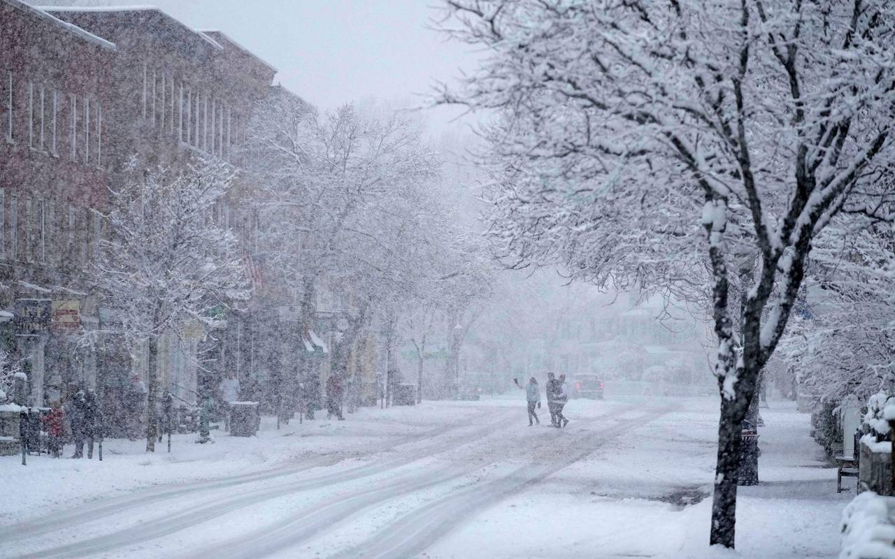 Winterwetter in Vermont