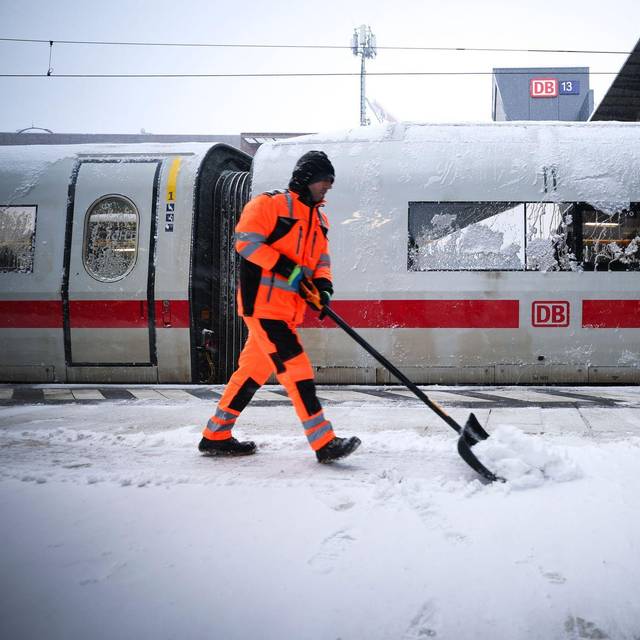 Winterwetter - Sturmtief Elli - Hamburg