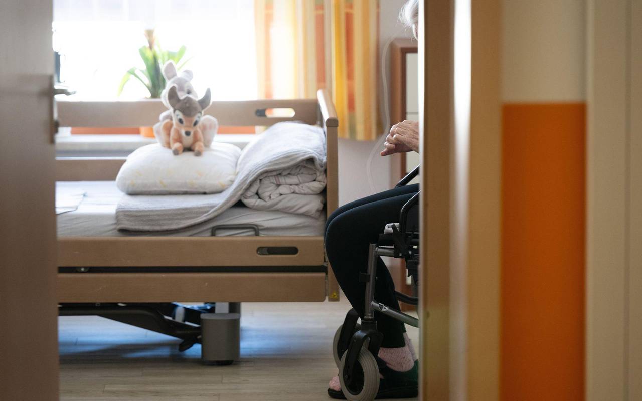 Blick in ein Zimmer eines Pflegeheims