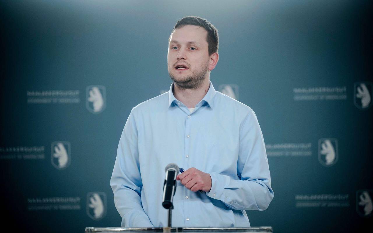 Grönlands Ministerpräsident Jens Frederik Nielsen