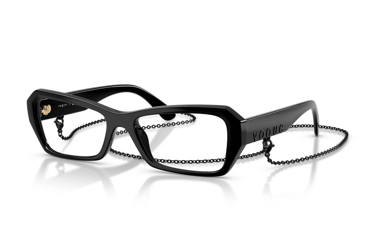 Schwarze Brille von Vogue