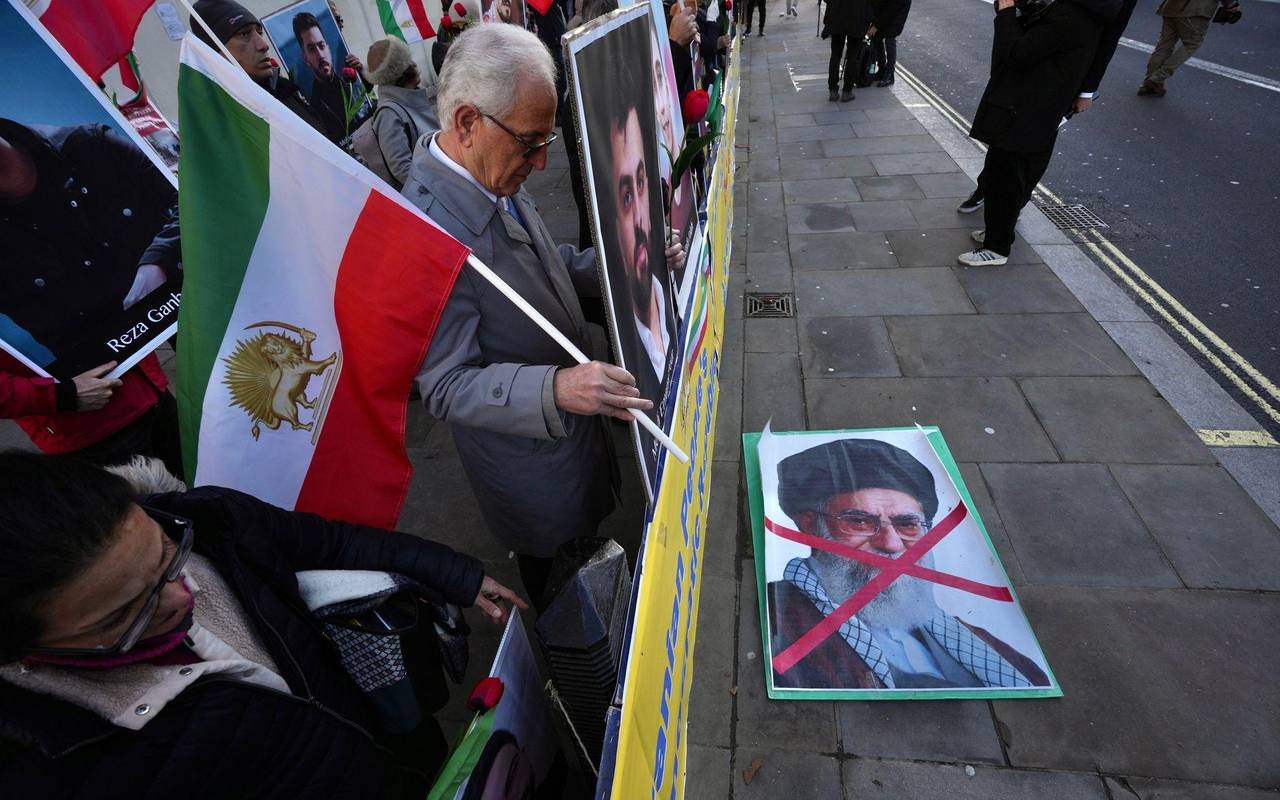 Solidarität mit Protesten im Iran - London