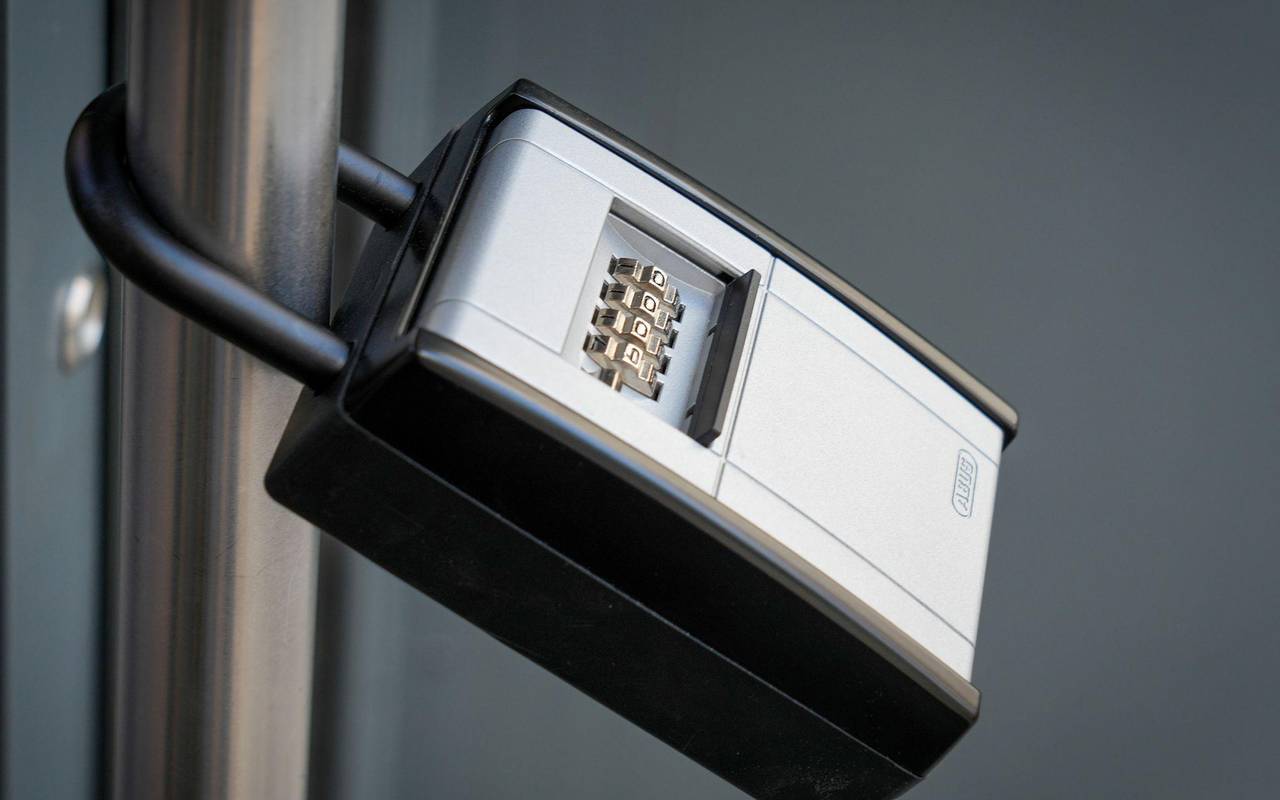 Schlüsselkasten am Hauseingang