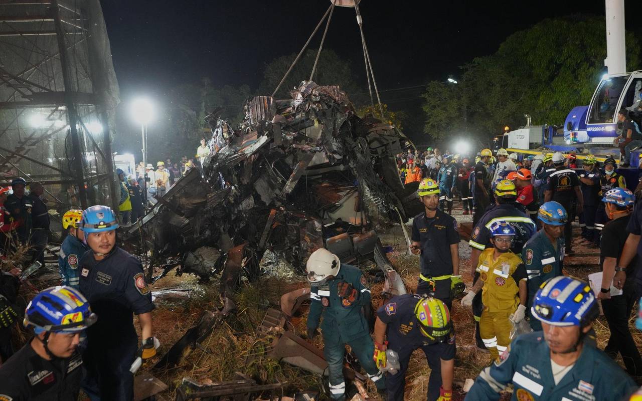 Zugunglück in Thailand