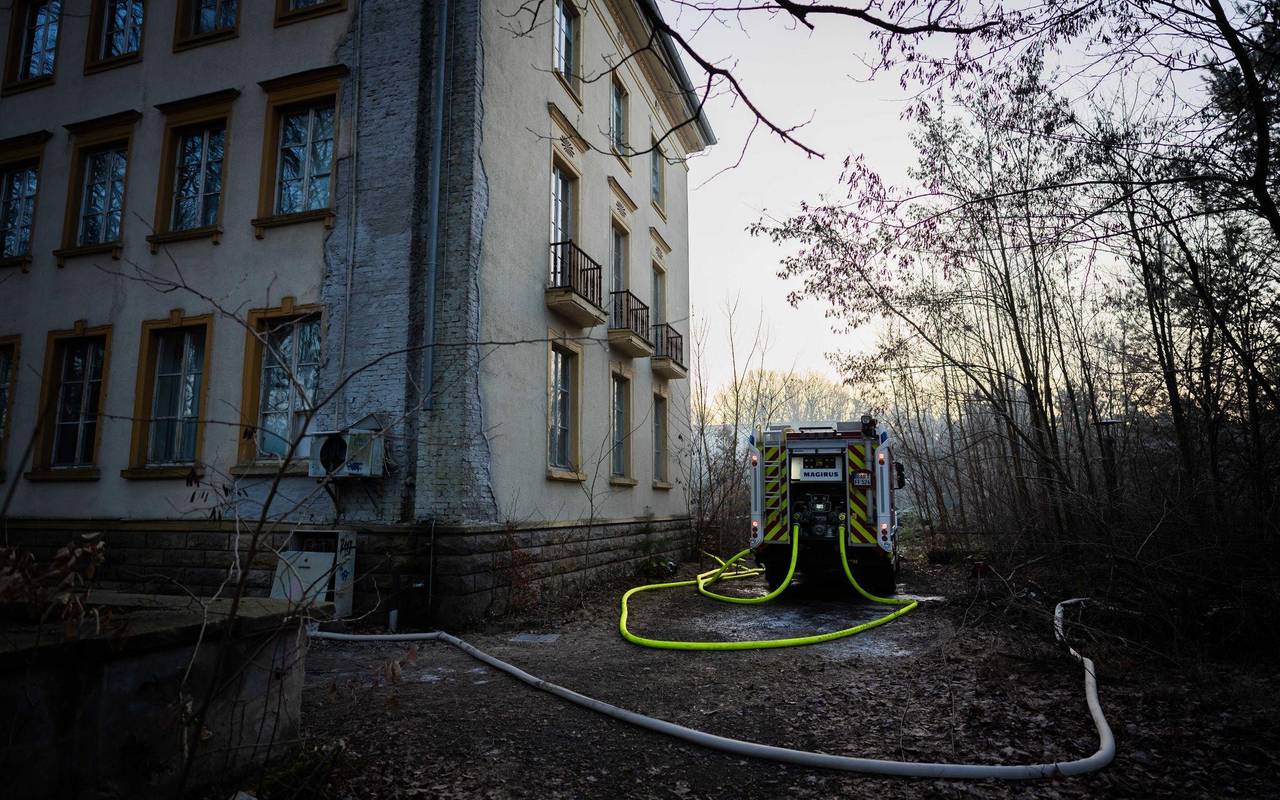 Brand auf Bogensee-Areal in Wandlitz