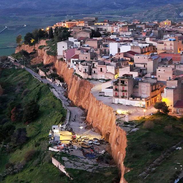 Erdrutsch in Sizilien