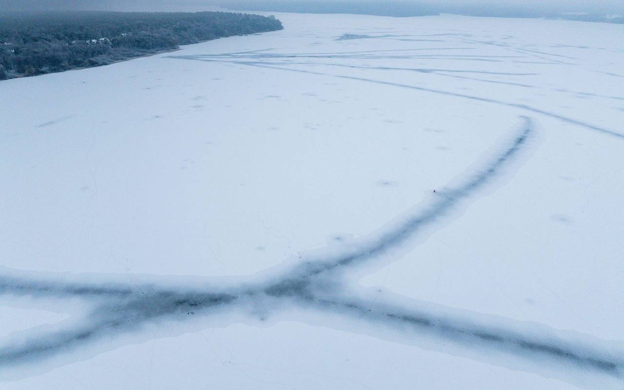 Winterwetter in der Seenplatte