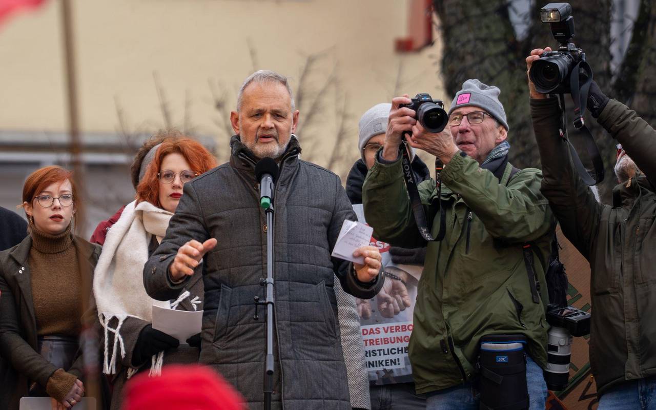 Demonstration in Hamm gegen Abtreibungsverbot