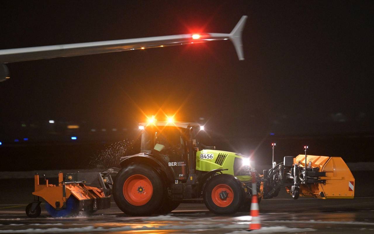 Winterwetter - Flughafen Berlin/Brandenburg