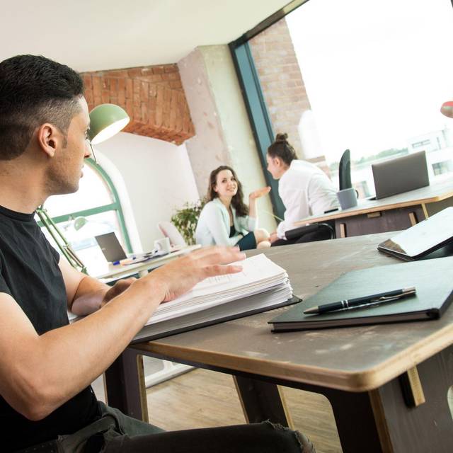 Arbeit im Coworking Space