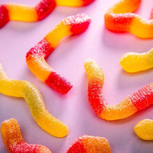 Saure, vegane Weingummis