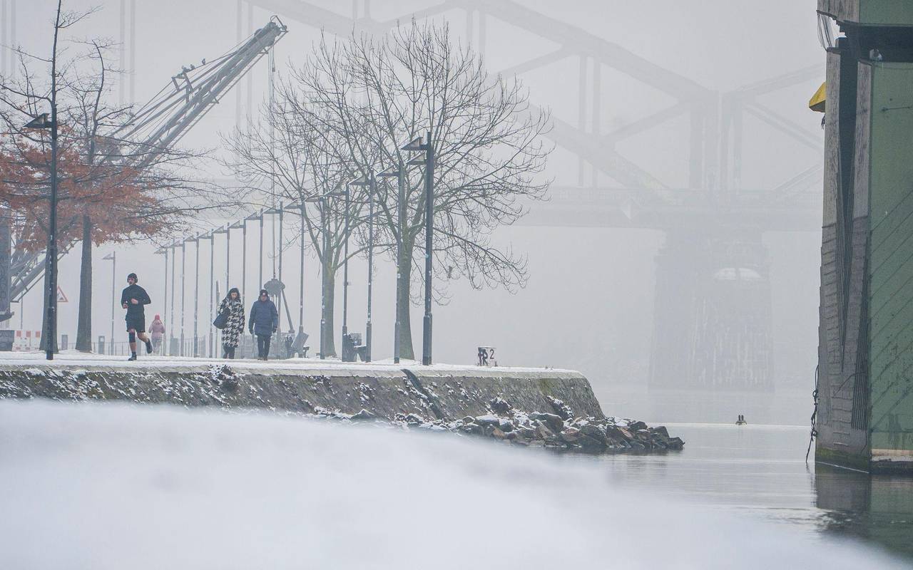 Winterwetter in Frankfurt/Main
