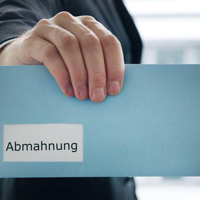 Abmahnung