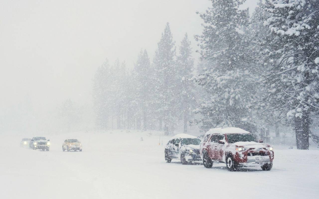 Schnee in Kalifornien