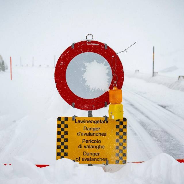 Winterwetter in den Alpen