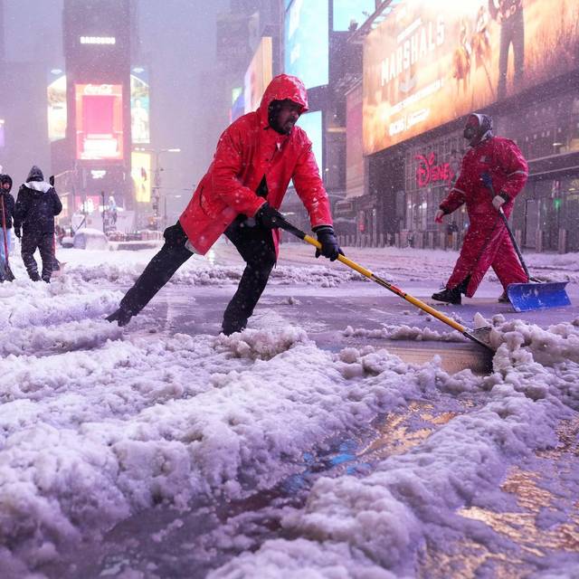 Winterwetter in New York