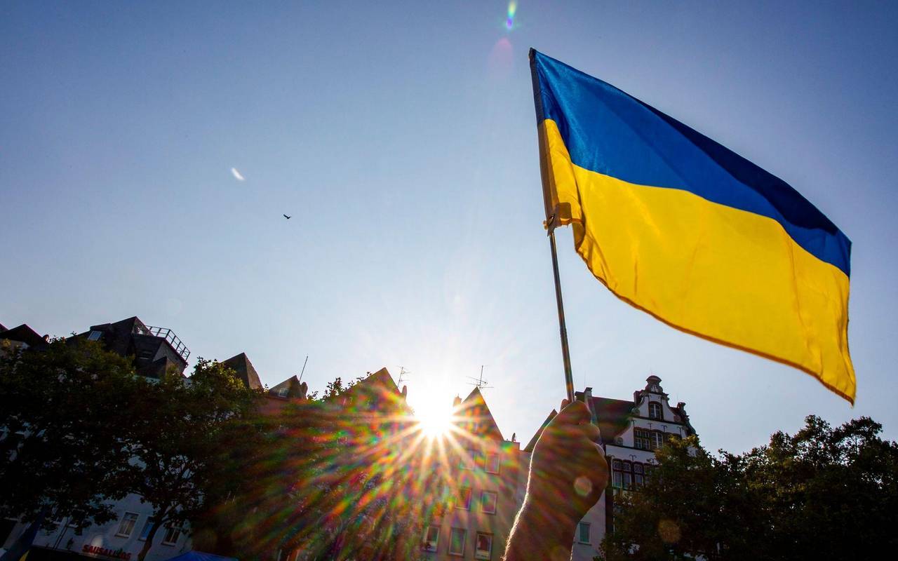 Ukrainische Flagge