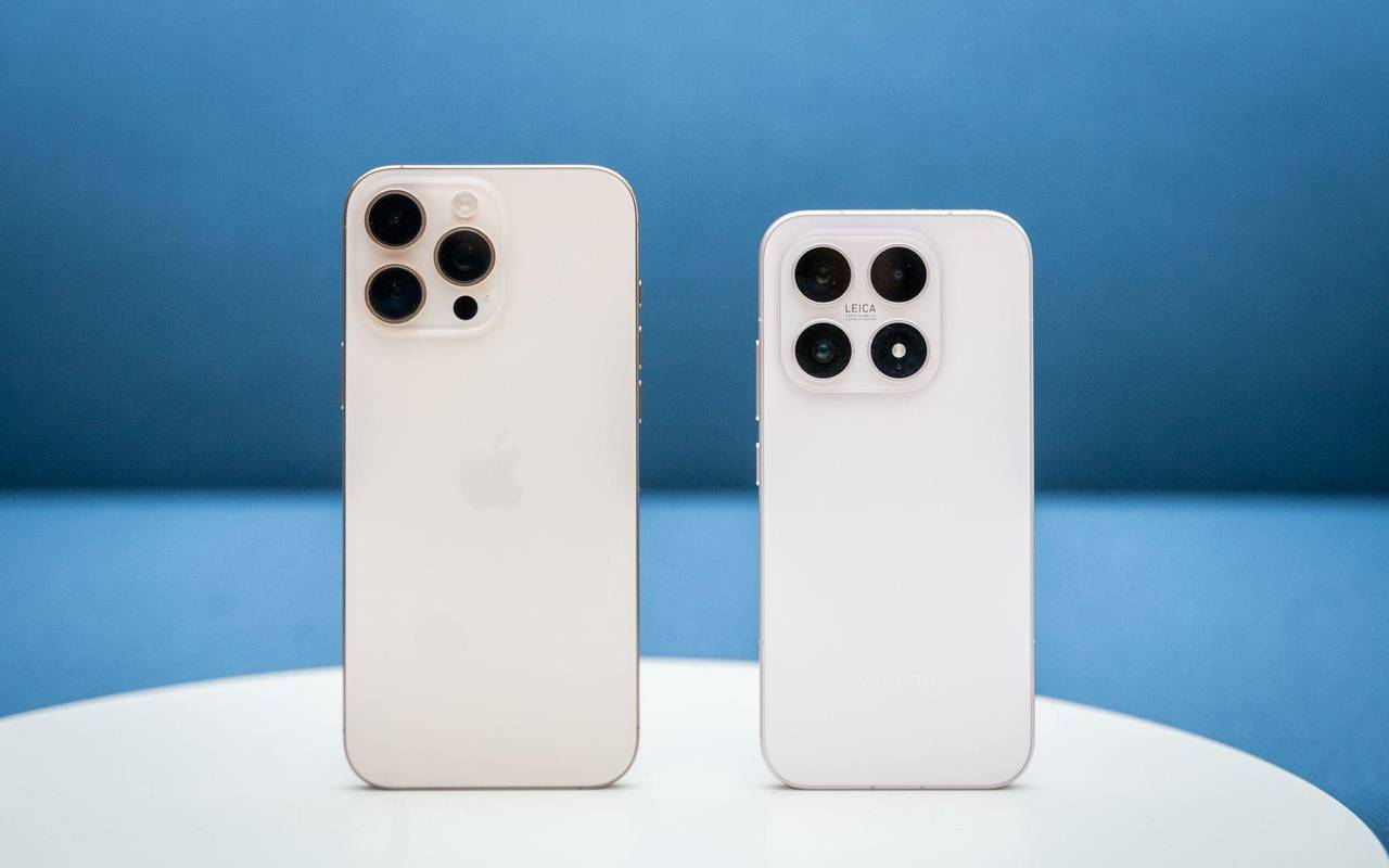 Gegenüberstellung Xiaomi 17 und iPhone 16 Pro Max