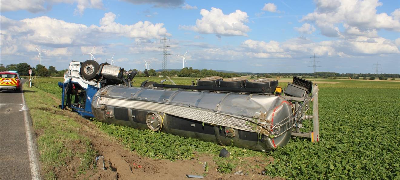 LKW-Unfall bei Aldenhoven-Siersdorf