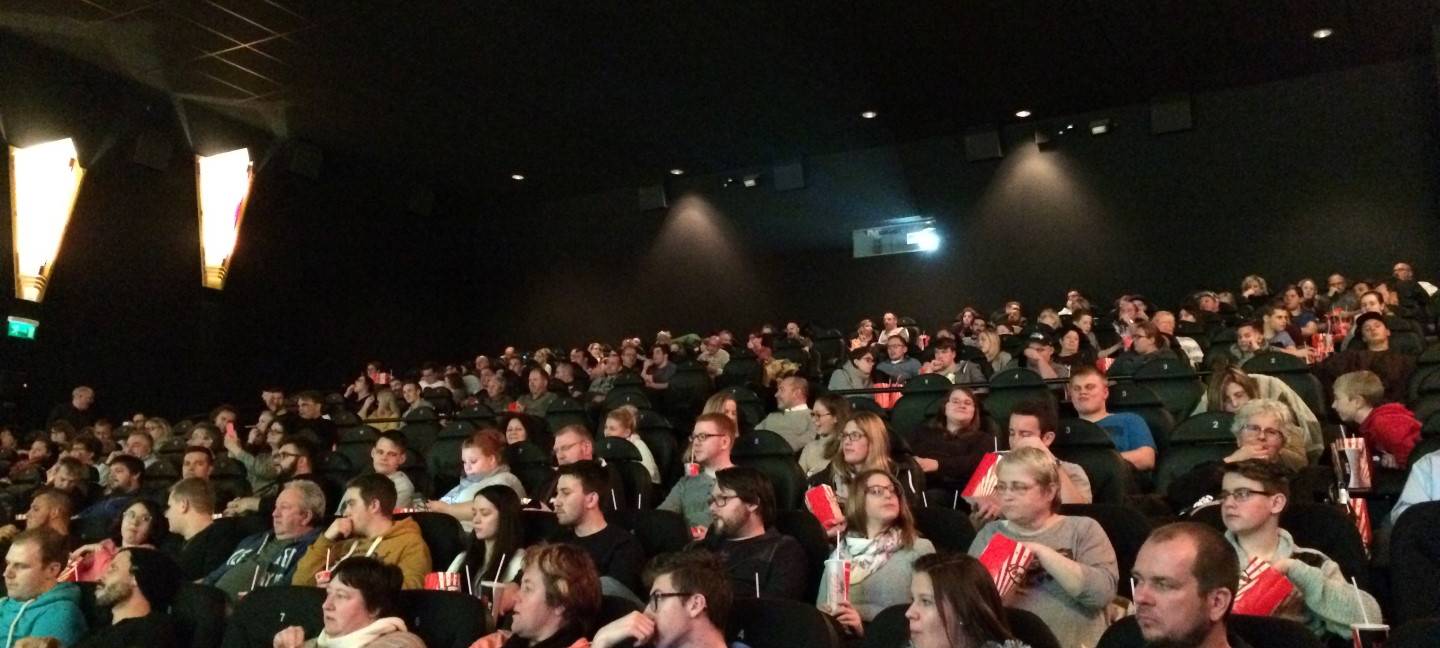 Ausverkauftes Kino wegen Filmstart