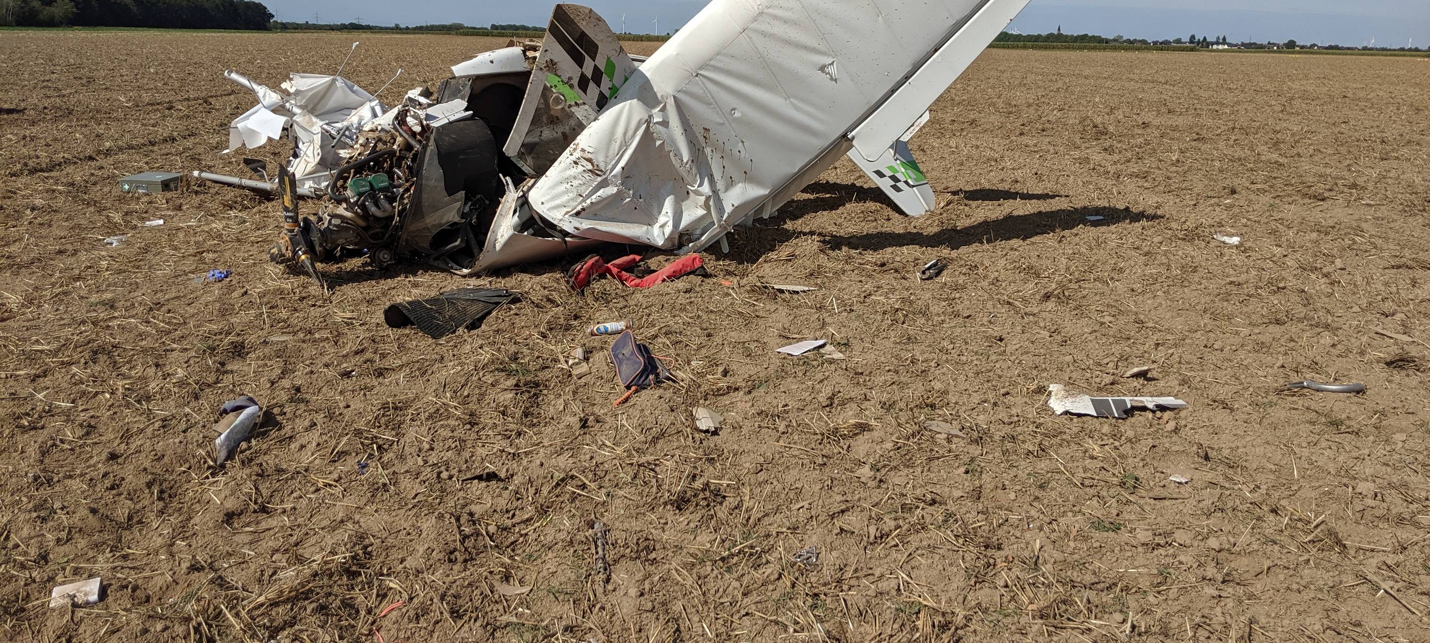 Hobbyflieger abgestürzt