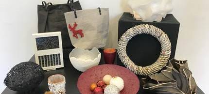 Kunst aus Papier zu Weihnachten