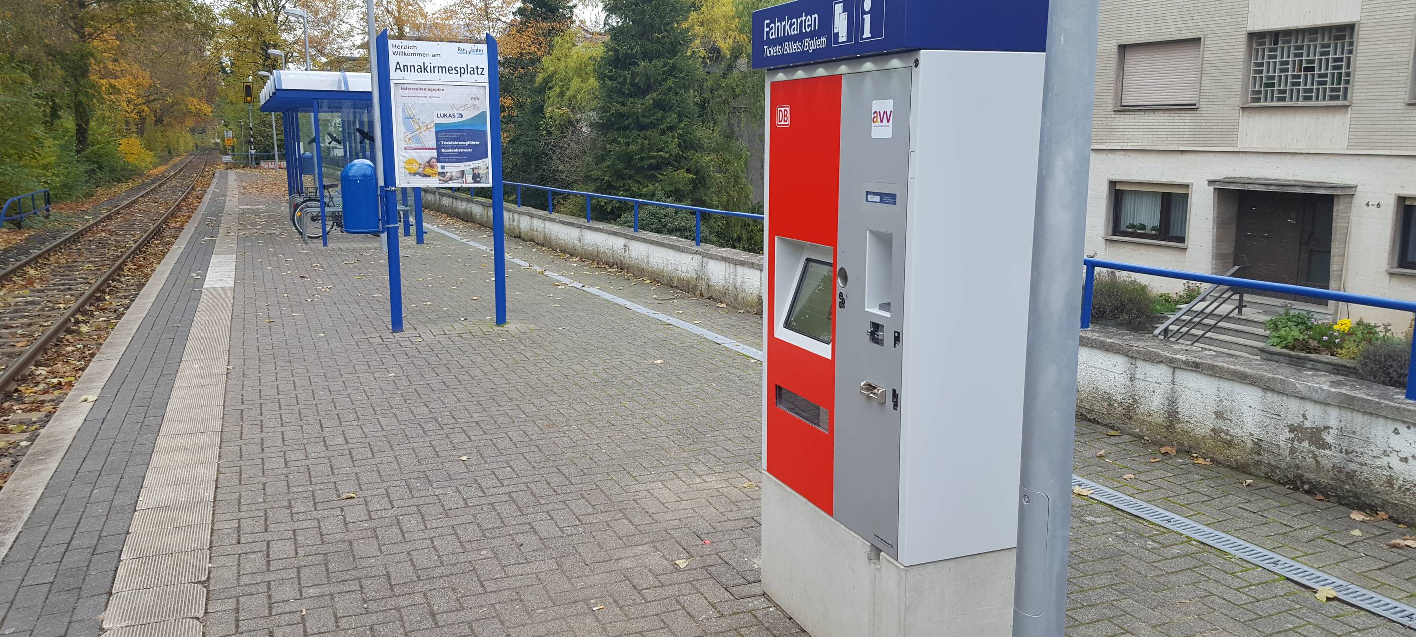 Neue Automaten für die Rurtalbahn