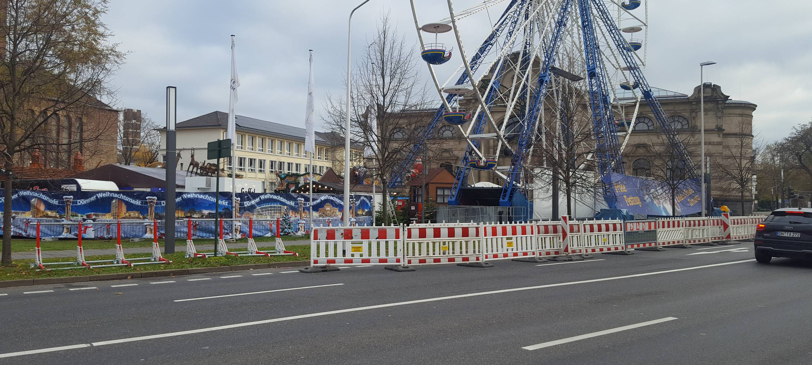August-Klotz-Straße in Düren wieder zweispurig