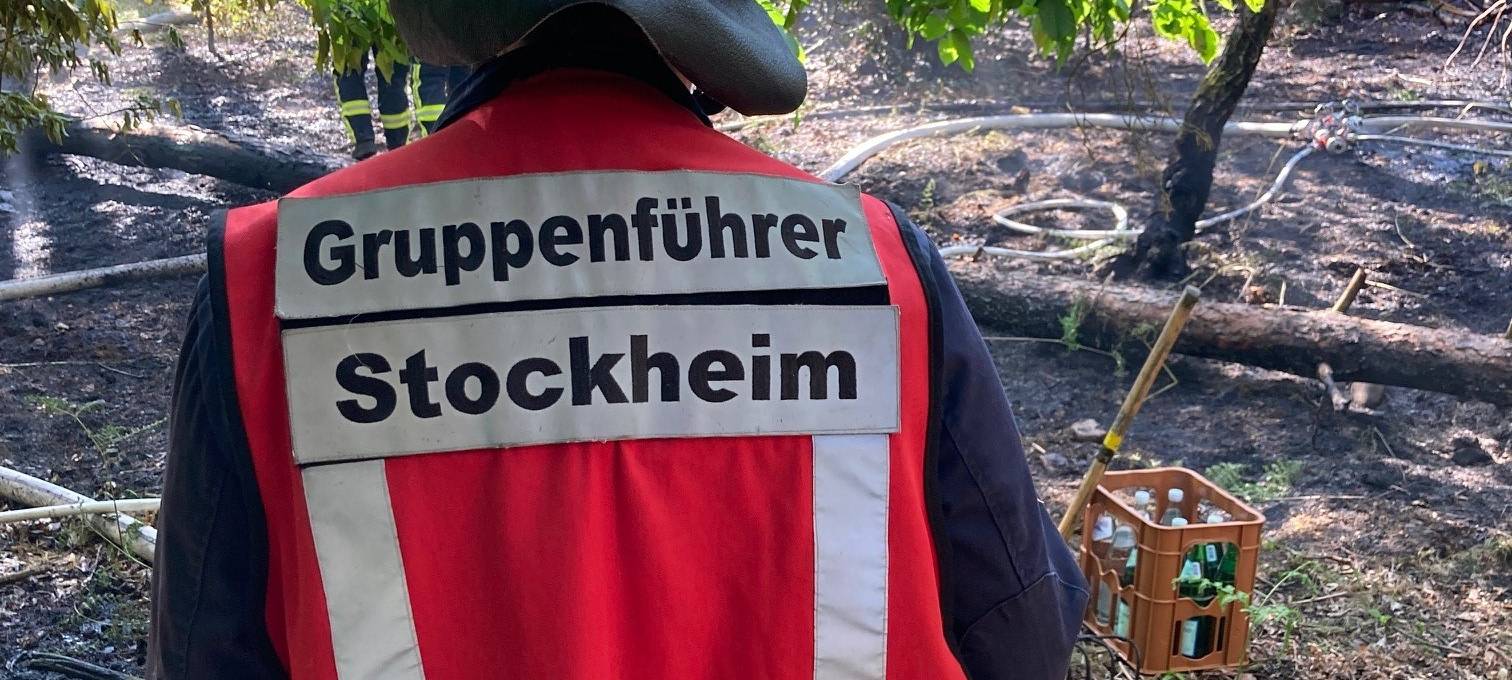 Schwierige Löscheinsätze im Stockheimer Wald