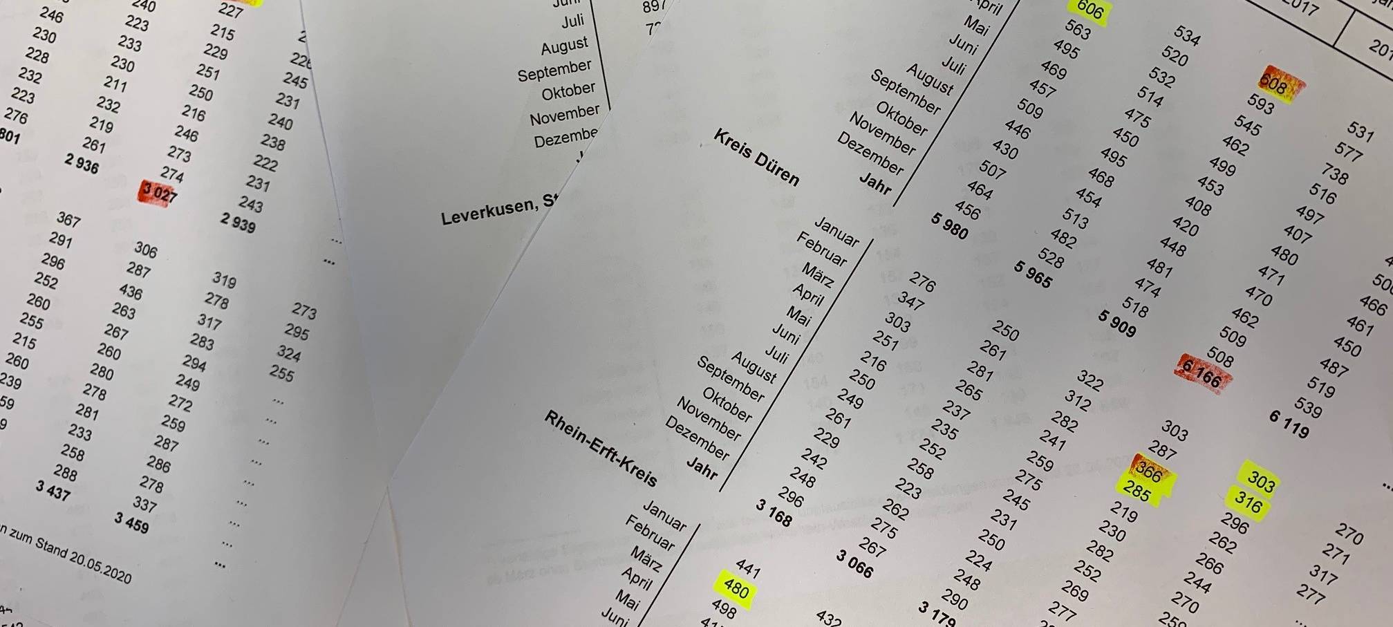 Todeszahlen im April höher als im Schnitt