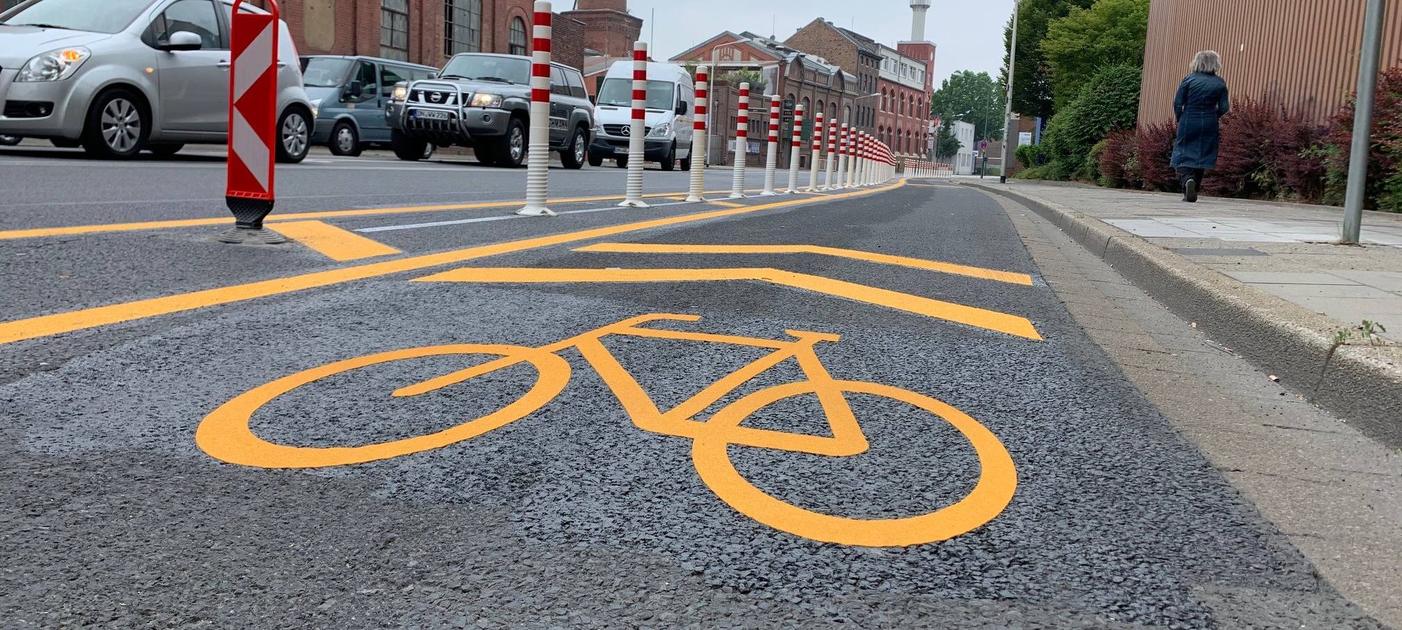 Mehr Sicherheit für Fahrradfahrer in Düren