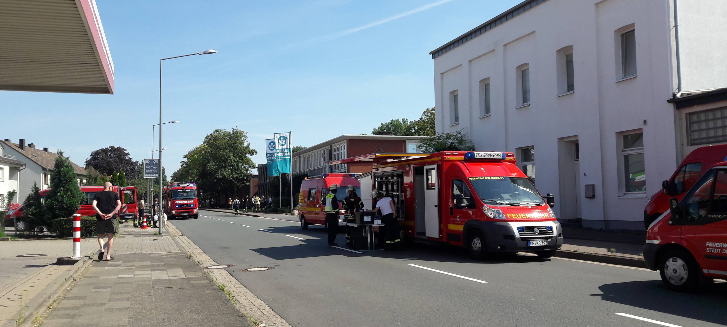 Chemieunfall in Düren-Hoven