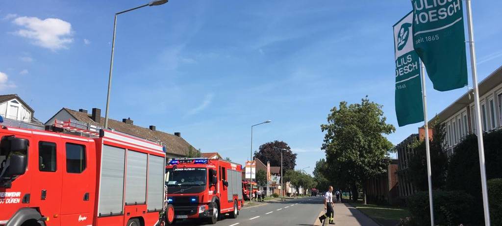 Chemieunfall in Düren-Hoven