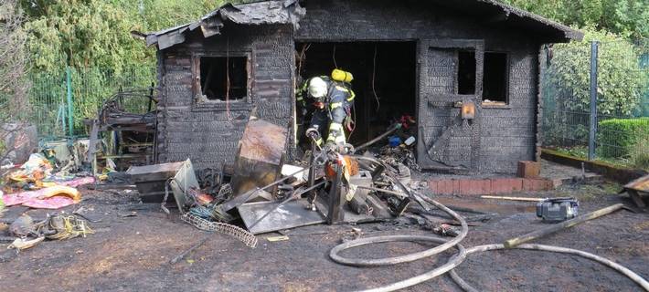 Hoher Schaden nach Brand